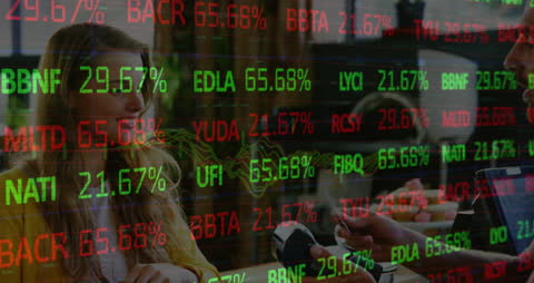 Digital Transactions and Financial Data Analytics Concept