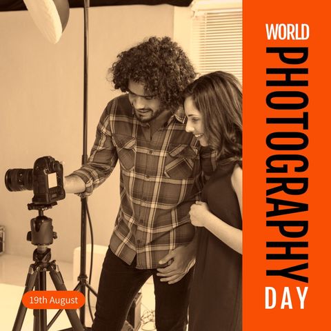 Celebrating World Photography Day with Enthusiastic Photographers - Download Free Stock Templates Pikwizard.com