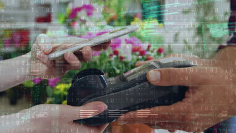 Contactless Smartphone Payment with Digital Data Overlay