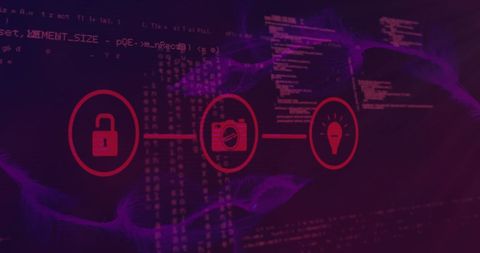 Advanced Technology Connections with Abstract Programming Background - Download Free Stock Images Pikwizard.com