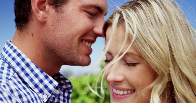 Affectionate Couple Embracing in Sunny Vineyard - Download Free Stock Images Pikwizard.com