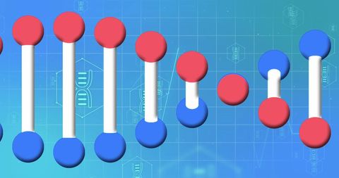 Floating DNA Strand with Futuristic Medical Icons - Download Free Stock Images Pikwizard.com
