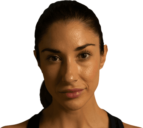 Transparent Confident Woman Portrait Close-Up Expression