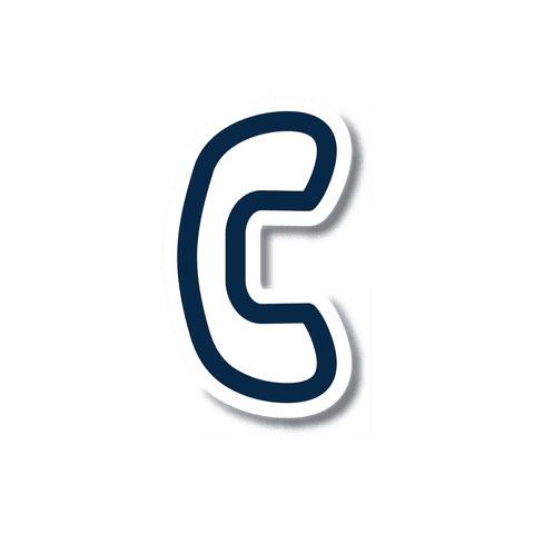Blue Phone Symbol on Transparent Background Isolated Illustration - Download Free Stock Videos Pikwizard.com