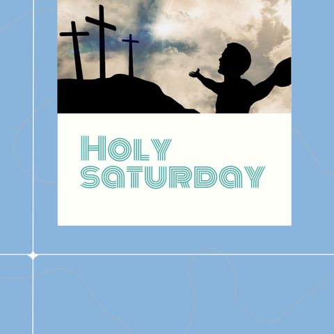 holy saturday silhouette with crosses on mountain - Download Free Stock Templates Pikwizard.com