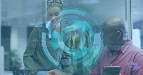 Teamwork with Holographic Interface in Modern Office