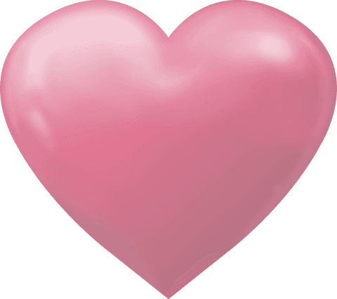 Glossy Pink Heart on Transparent Background for Love Themes - Download Free Stock Videos Pikwizard.com