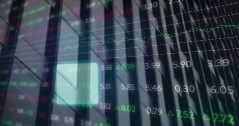 Digital Overlay of Financial Data on Urban Background for Business Insights - Download Free Stock Images Pikwizard.com