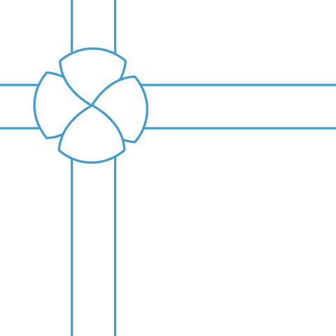 Transparent Blue Ribbon and Bow Illustration with Copy Space - Download Free Stock Videos Pikwizard.com