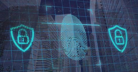Digital Security Fingerprint Technology Concept - Download Free Stock Images Pikwizard.com