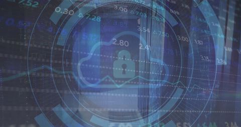 Secure Cloud Computing in Data Center with Trading Insights - Download Free Stock Images Pikwizard.com