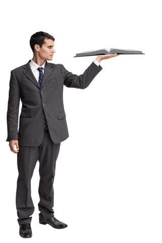 transparent businessman holding open book isolated png background - Download Free Stock Videos Pikwizard.com