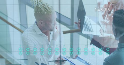 Collaborative Business Meeting with Technology Interface