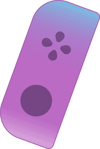 flat remote with purple-blue gradient on transparent background - Download Free Stock Videos Pikwizard.com