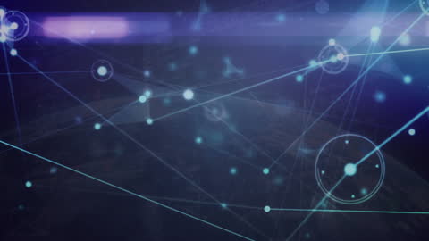 Global Network Connections Digital Illustration