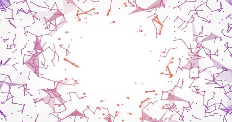 Abstract Network Connections with White Background Space - Download Free Stock Images Pikwizard.com
