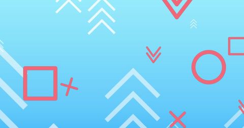Abstract Geometric Shapes on Blue Background - Download Free Stock Images Pikwizard.com