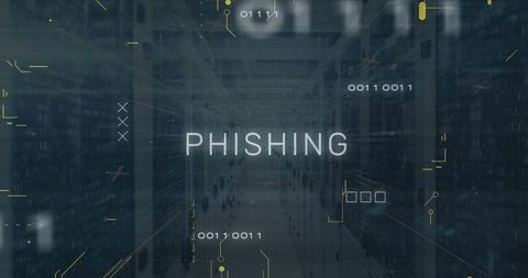 Phishing Alert Over Digital Data Network - Download Free Stock Images Pikwizard.com