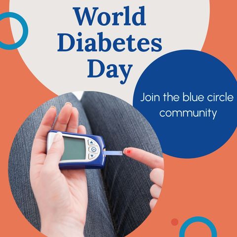 World Diabetes Day Awareness with Blood Glucose Testing - Download Free Stock Templates Pikwizard.com