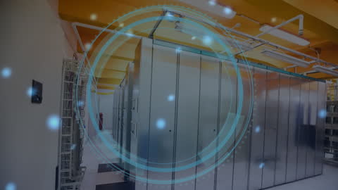 Cyber Security Overlay in a High-Tech Server Room