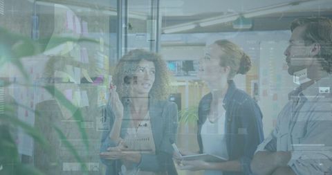 Innovative Team Brainstorming Collaborative Solutions