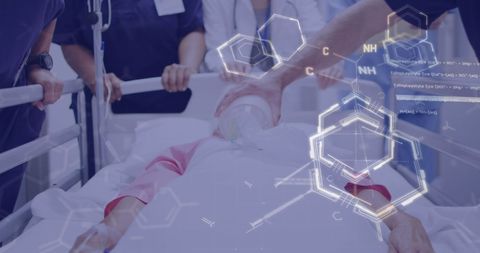 Medical Team Using Digital Interface in Emergency Room