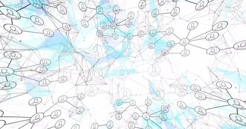 Abstract Global Network with People Icons Concept - Download Free Stock Images Pikwizard.com
