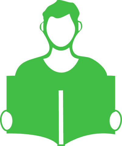 green man silhouette reading book transparent background - Download Free Stock Videos Pikwizard.com