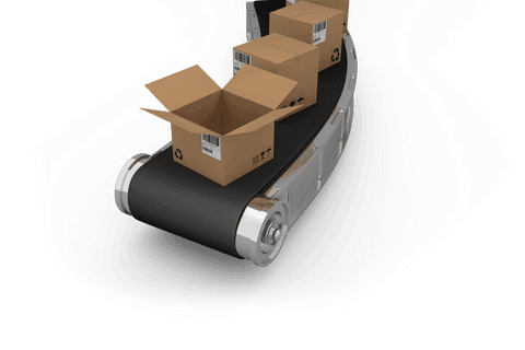 Cardboard Boxes on Transparent Conveyor Belt for Logistics Theme - Download Free Stock Videos Pikwizard.com