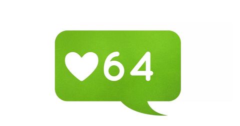 Green Like Notification Icon with Heart and Number - Download Free Stock Images Pikwizard.com