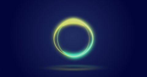 Glowing Circle Symbolizing Technology and Processing - Download Free Stock Images Pikwizard.com