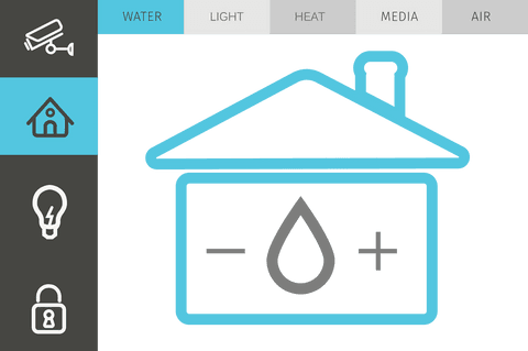 transparent home automation interface on layered background - Download Free Stock Videos Pikwizard.com
