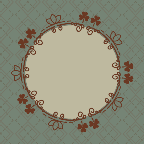 Abstract Floral Circular Frame on Transparent Background Vector - Download Free Stock Videos Pikwizard.com