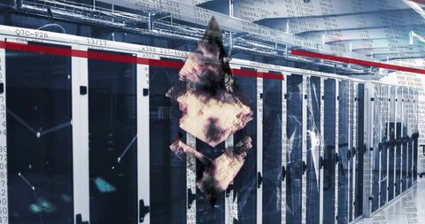 Cryptocurrency and Data Processing in Modern Computer Servers - Download Free Stock Images Pikwizard.com