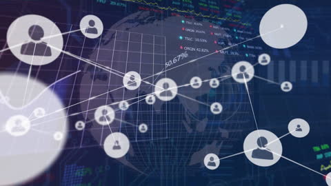 Global Connection Network Overlay with Digital Data Streams