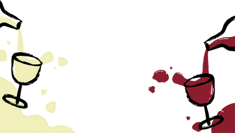 Artistic Transparent Design of Pouring Wine into Glasses