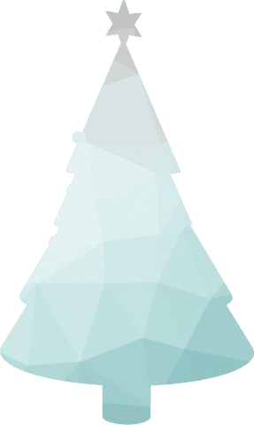 transparent low poly christmas tree with star illustration - Download Free Stock Videos Pikwizard.com