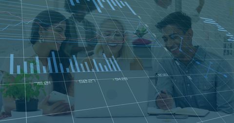 Digital Business Analytics and Corporate Team Collaboration - Download Free Stock Images Pikwizard.com