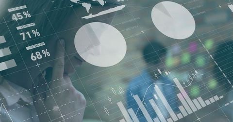 Businesswoman Analyzing Financial Charts in Office Environment - Download Free Stock Images Pikwizard.com