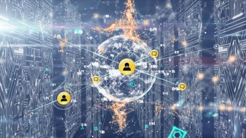 Global Data Network Visualization in Server Environment