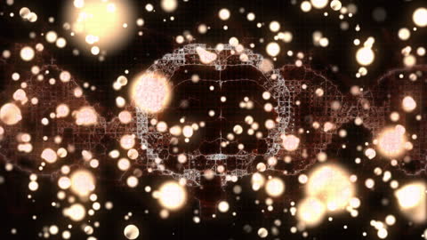 Glowing Dynamic Waves of Light in Abstract Animation
