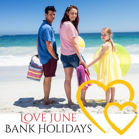 Family Enjoying Summer Beach Vacation Together