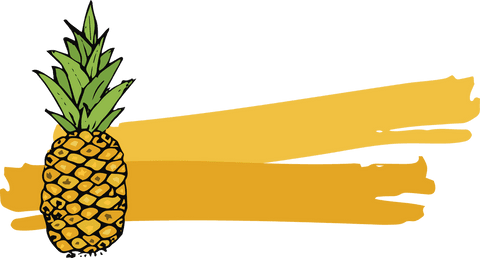 vibrant pineapple illustration with transparent background - Download Free Stock Videos Pikwizard.com