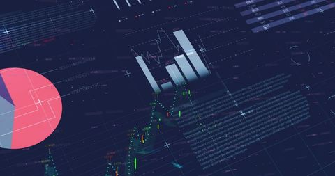 Financial Data and Analytics Visualization in Digital Interface - Download Free Stock Images Pikwizard.com