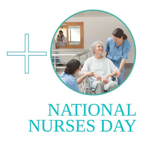 celebrating national nurses day with compassionate care - Download Free Stock Templates Pikwizard.com