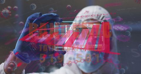 Doctor Analyzing Digital Data During Pandemic