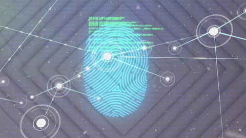 Digital Fingerprint Scan with Network Connections