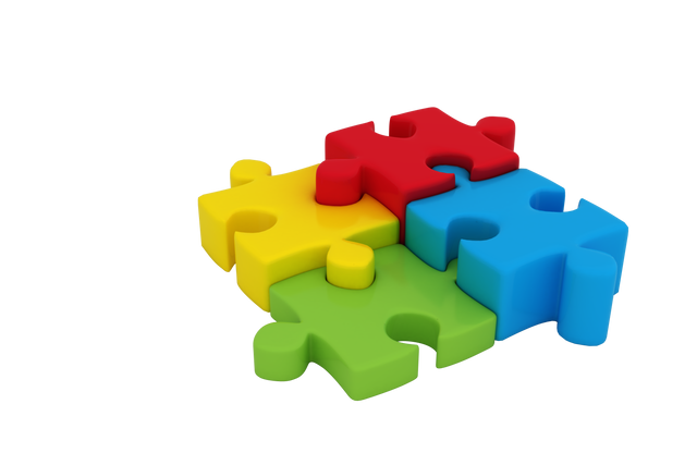 Colorful Puzzles on Transparent Background Symbolizing Connection and Cooperation - Download Free Stock Videos Pikwizard.com