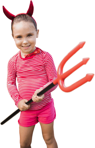 transparent girl in devil costume for halloween - Download Free Stock Videos Pikwizard.com