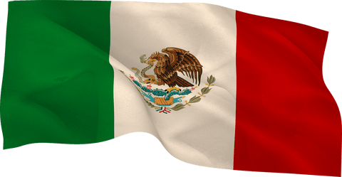 mexico flag waving on transparent background - Download Free Stock Videos Pikwizard.com